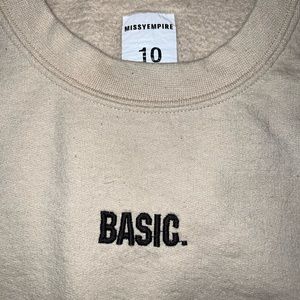 Oversized sweatshirt